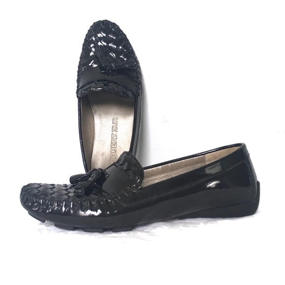 Robert Zur Shoes - Robert Zur woven leather driving loafer tassels